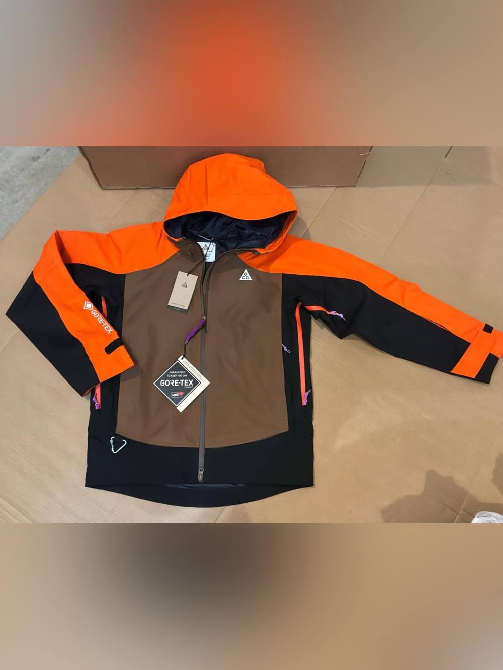 New Nike ACG Mystery Lights Storm-Fit ADV Gore-Tex Jacket HV1131-819 Men Sz XXS